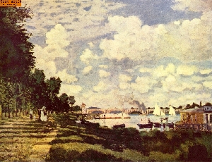 An der Seine bei Argenteuil nach Monet